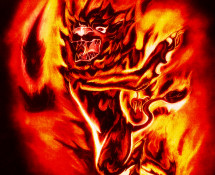 Fire Lion Elemental