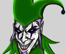 Evil Joker Clown Jester