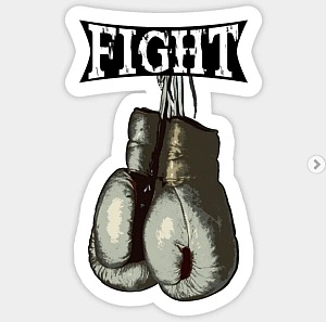 Boxing Gloves Stickers
